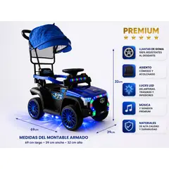 BEBESUNITA - Montable Paeador Toyota Niños Con Control Remoto Ref 1764