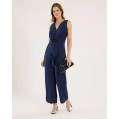 OSTU - Enterizo Mujer M/S Azul Viscosa 40320081-51