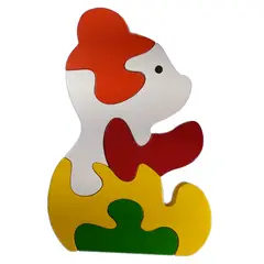 MAFEGO - ROMPECABEZAS ANIMAL ARMABLE OSO MFG1424 MULTICOLOR