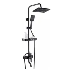 U BUY - Labalaos Hermosa Columna Ducha Negra Mate 3 Funciones