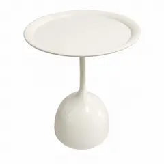 DISTRIONLINE - Mesita Auxiliar Tulipan Color Blanco