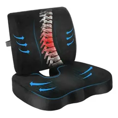 U BUY - Cojin Lumbar Ergonomico Y Asiento Para Sillas