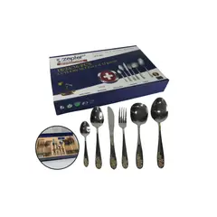 SWISSHOME - Cubiertos De Lujo 36 Pcs Acero Inoxidable Quirúrgico 18/10