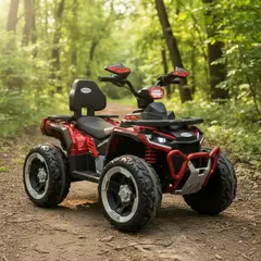 GENERICO - Cuatrimoto Eléctrica 4x4 Niños 12v Llantas Goma App Ref 607