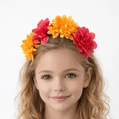 FRIOLENTA - Balaca Flores niña Diadema Colores