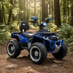 GENERICO - Cuatrimoto Eléctrica 4x4 Niños 12v Llantas Goma App Ref 607