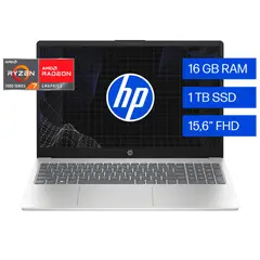 HP - Portátil 15-fc0276la AMD Ryzen™ 7 7730U 16GB RAM 1TB SSD Windows 11 Home