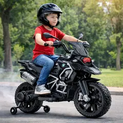 GENERICO - Moto Eléctrica Para Niños 12v Estilo Gs Xl Bluetooth Ref 188