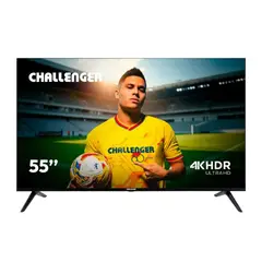 CHALLENGER - Televisor 55 4K Smart TV LED 55TG2771 Google TV