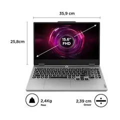 Lenovo - Portátil LOQ Ryzen AI 7 250 Ram 16GB SSD 1TB RTX 5050 8GB 15,6" FHD 144Hz