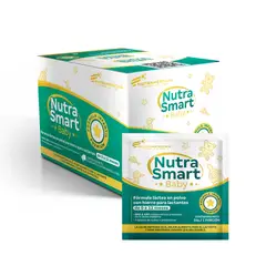MEGAPLEX - Formula lactea en polvo Nutra Smart Baby Vainilla 429 g Caja X 13 sobres