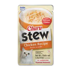 INABA - Cat - Stew Receta De Pollo Y Moluscos 40 Gr