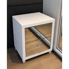MOBILIARIA ALTA GAMA MONSIER - Mesa de Noche Eclipse Moderno - Accesorios Habitacion