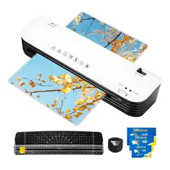 METEX - Termolaminadora Plastificadora +cortador De Papel +300 Micas