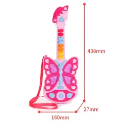 GENERICO - Guitarra de Juguete Eléctrica Mariposa con Sonido y Luces,