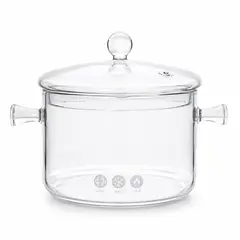 GENERICO - Olla De Vidrio Resistente Calor 1.9L