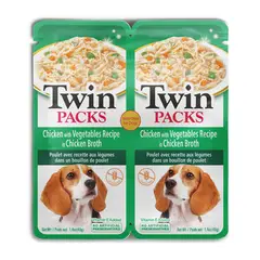 INABA - Alimento Dog Twin Packs Receta Pollo Con Verduras 80g