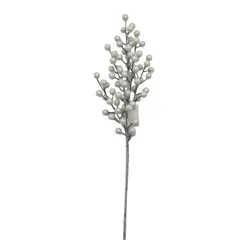 GENERICO - Set x2 Ramas De Berrys Blancos 71 cm
