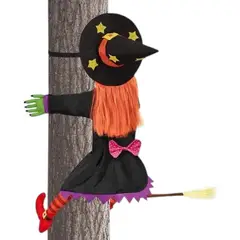 GENERICO - Bruja Grande Decorativa Que Se Estrella En El Árbol, Decoracion halloween