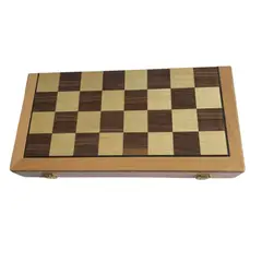 GENERICO - Juego de Ajedrez Tablero 8x8 Casillas 32 Piezas Madera Estrategia dos Jugadores