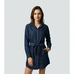 UNSER - Vestido Para Mujer Azul MedioOscuro