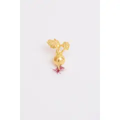 ANDREA AMARILLO - Broche De Remolacha