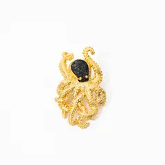 ANDREA AMARILLO - Broche De Pulpo