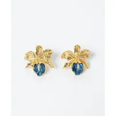 ANDREA AMARILLO - Aretes De Cattleya Mediano