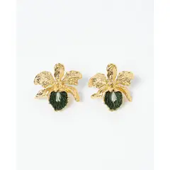 ANDREA AMARILLO - Aretes De Cattleya Mediano
