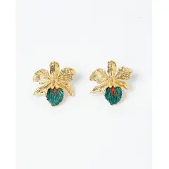 ANDREA AMARILLO - Aretes De Cattleya Mediano