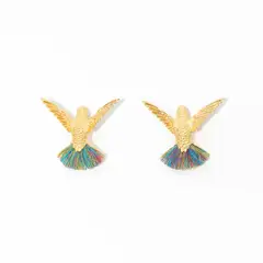 ANDREA AMARILLO - Aretes De Colibrí