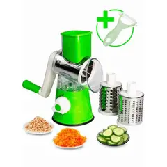 TELEVENTAS COM - Rallador Multifuncional Slicer Express con 3 Tambores de Acero Inoxidable