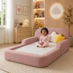 BANZAY - Cama Montessori Caminadores 100x180 - Rosa
