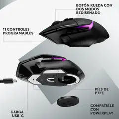 LOGITECH - Mouse G502 X PLUS