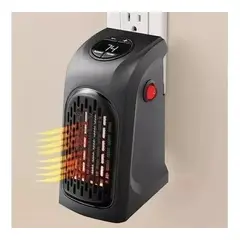 GENERICO - Calentador Portátil Handy Heater 400w Eléctrico Negro Para Habitación