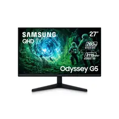 SAMSUNG - Monitor Odyssey G5 27″ QHD IPS 200Hz 1ms G53F FreeSync Premium