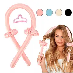 GENERICO - Kit Rizador Ondas Sin Calor Caimán + Scrunchies