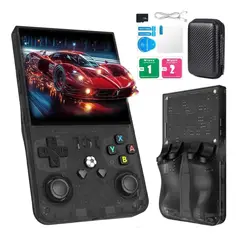 AMERICAN GENERICS - CONSOLA RETRO PORTATIL R36 MAX PANTALLA 4 PULGADAS+ ESTUCHE
