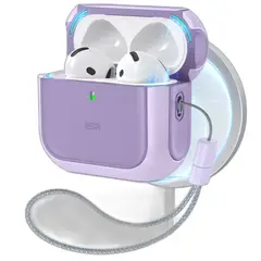 ESR - Estuche MagSafe con Correa para AirPods 4 Violeta