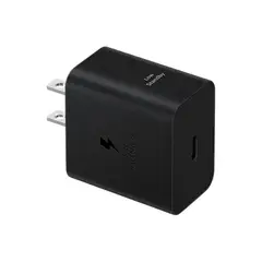 SAMSUNG - Cargador de Pared Original 45 W USB-C Superrápido Negro