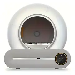 U BUY - Arenero Robot Automático Para Gatos 2.0 Wifi Color Blanco