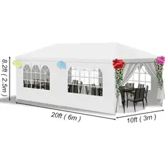 AFVENTURA - Toldo Pérgola Con Cortinas 3x6 M