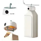 GENERICO - Secadora Ropa Eléctrica Portátil Derocha Esteriliza Aire Caliente Compacta Diseño 1 0v
