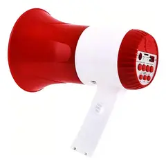GENERICO - Megáfono Maxlin 50w Recargable Con Sirena Grabador Voz Usb Bluetooth Colores