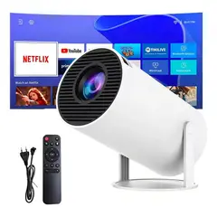 GENERICO - Proyector Woosh Hy300 Smart Full Hd Con Android Para Cine En Casa Blanco