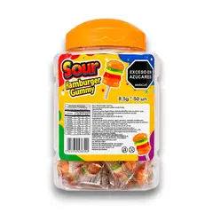 GARABATOS - Dulces Gomitas Hamburguesa Gummy Burger Pop X50und