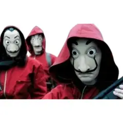 GENERICO - Máscara Dalí La Casa De Papel Mitad Rostro Adultos Gift Halloween