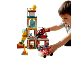 KIDSHOP - Bloques De Construcción Estación De Vuelo De Fuego 9822m