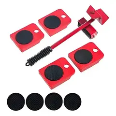 GENERICO - Set Levantador De Muebles Toolland Universal Rodachines Metal 150kg