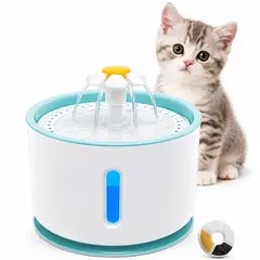 ONE PIXEL - Fuente De Agua Para Gato Bebedero 2L Silenciosa Con Filtro
